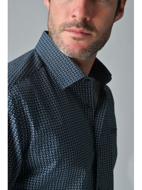 Camicia uomo fantasia in...