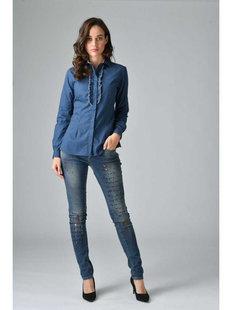 Camicia donna con rouge