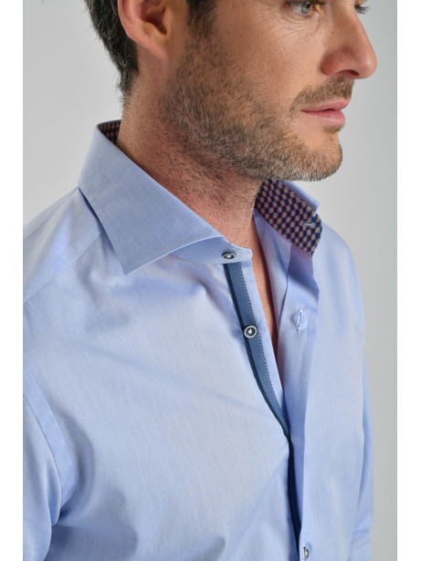 Camicia uomo tinta unita 2