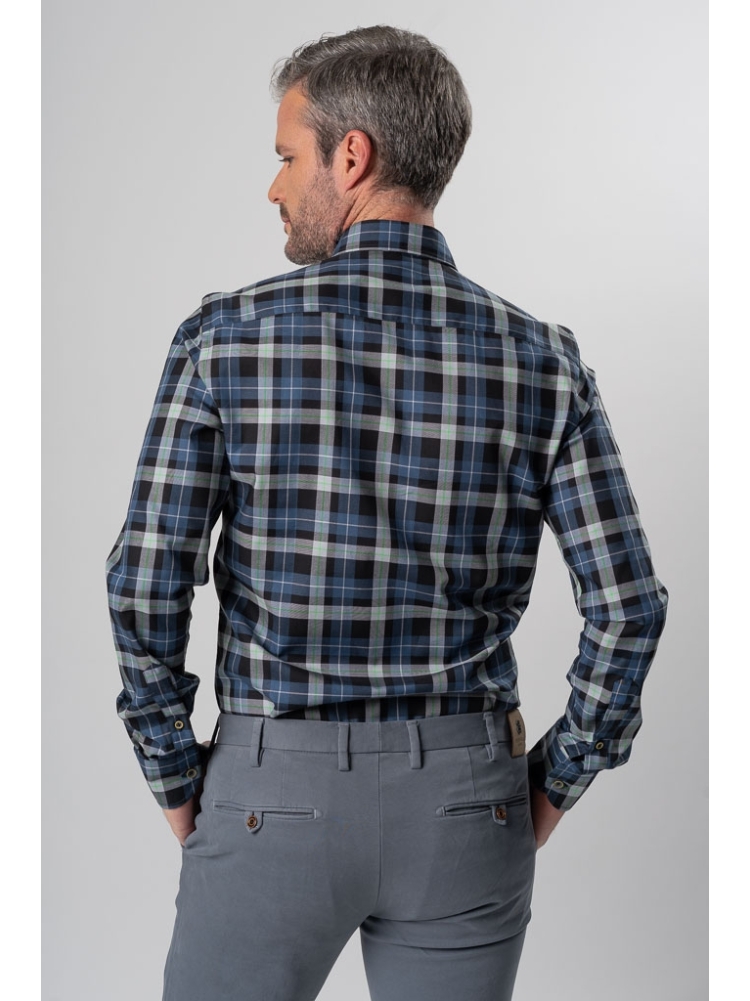 Camicia uomo twill madras