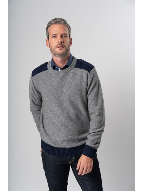 Maglia girocollo con bottoni 2