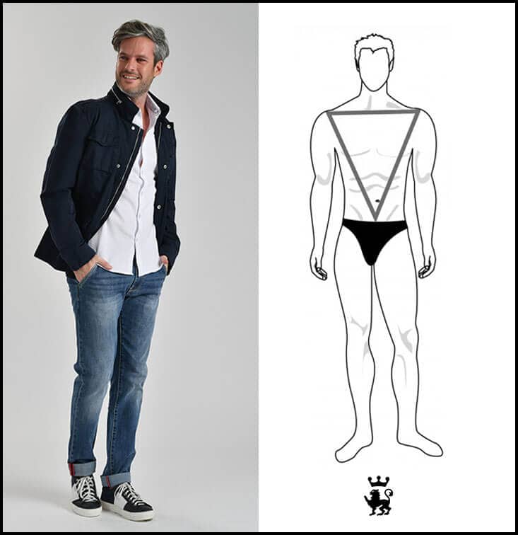 Abbigliamento uomo muscoloso